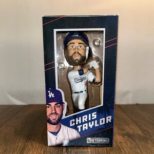 Chris Taylor Bobblehead SGA Los Angeles Dodgers MLB Baseball Figure 2018 NEW